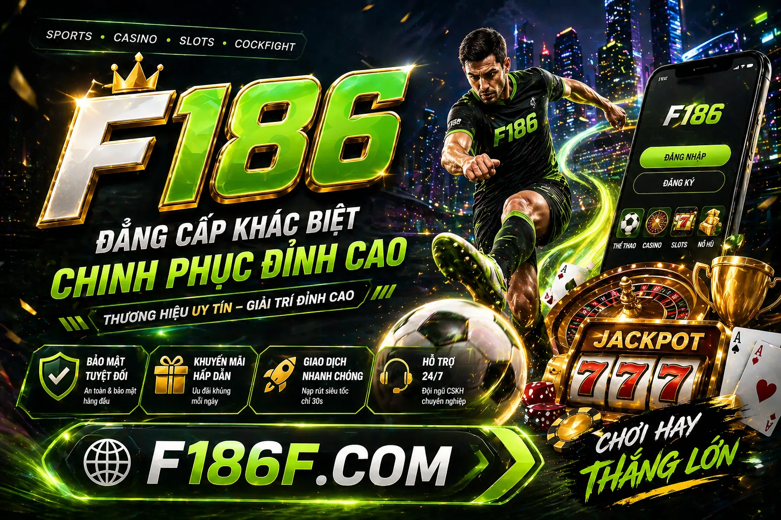 Banner khuyến mãi thể thao độc quyền okchoi login